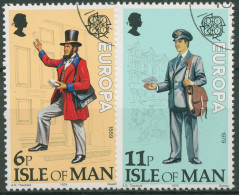 Isle Of Man 1979 Europa CEPT Post-/Fernmeldewesen Postboten 142/43 Gestempelt - Man (Eiland)
