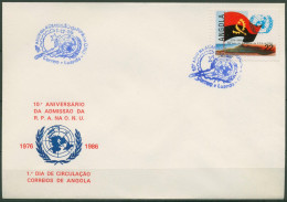 Angola 1986 10 Jahre Mitglied In Den Vereinten Nationen UNO 751 FDC (X60993) - Angola