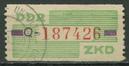 DDR 1959 Wertstreifen Für Den ZKD 24 Q Gestempelt Ungültig - Other & Unclassified