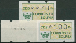 Bolivien 1989 Automatenmarken Postemblem Satz ATM 1 S1 Mit Nr. Postfrisch - Bolivien