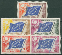 Frankreich 1958 Dienstmarken Europarat Europafahne D 2/6 Postfrisch - Mint/Hinged