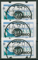 Brasilien 1993 Automatenmarken Satz 12500/14900/22200 ATM 5 S2 Gestempelt - Franking Labels