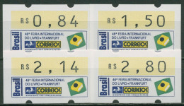 Brasilien 1994 Automatenmarken Satz 0,84/1,50/2,14/2,80 ATM 6 S1 Postfrisch - Vignettes D'affranchissement (Frama)