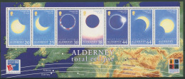Alderney 1999 Totale Sonnenfinsternis Block 6 Postfrisch (C90366) - Alderney