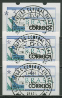 Brasilien 1993 Automatenmarken Satz 30200/35800/53400 ATM 5 S5 Gestempelt - Franking Labels