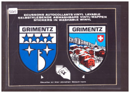 FORMAT 10x15cm - GRIMENTZ - CARTE AUTOCOLLANTE - SELBSTKLEBENDE POSTKARTE - TB - Grimentz