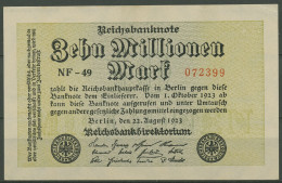 Dt. Reich 10 Millionen Mark 1923, DEU-118g FZ NF, Fast Kassenffrisch (K1221) - 10 Millionen Mark