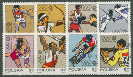 Polen 1972 Olympische Sommerspiele München 2149/56 Gestempelt - Used Stamps