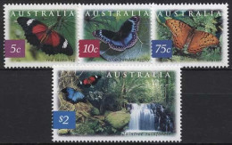 Australien 2004 Australischen Regenwald Schmetterlinge 2307/10 Postfrisch - Nuevos