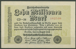 Dt. Reich 10 Millionen Mark 1923, DEU-118e FZ CD, Fast Kassenffrisch (K1208) - 10 Mio. Mark