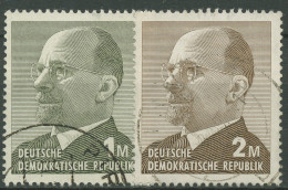 DDR 1969 Walter Ulbricht, Währung M, 1481/82 A Gestempelt - Usati