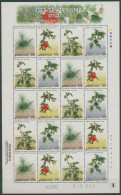Korea (Süd) 2004 Pflanzen Rotkiefer Walnuß 2393/96 ZD-Bogen Postfrisch (SG40308) - Corée Du Sud