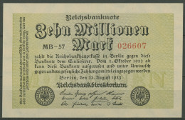 Dt. Reich 10 Millionen Mark 1923, DEU-118g FZ MB, Fast Kassenffrisch (K1223) - 10 Millionen Mark