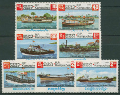 Kambodscha 1985 Schiffe 697/03 Postfrisch - Cambodge