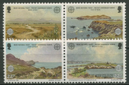 Isle Of Man 1986 Europa CEPT Natur-/Umweltschutz 307/10 ZD Postfrisch - Man (Eiland)