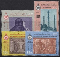 Iran 1970 2500. Gründungstag Des Persischen Reiches Bauwerke 1469/72 Postfrisch - Iran