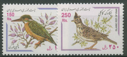 Iran 1999 Vögel: Eisvogel, Haubenlerche 2798/99 Postfrisch - Iran