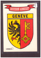 FORMAT 10x15cm - GENEVE - CARTE AUTOCOLLANTE - SELBSTKLEBENDE POSTKARTE - TB - Genève