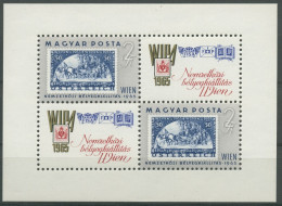 Ungarn 1965 WIPA'65 Marken Österreich Block 47 A Postfrisch (C92409) - Blokken & Velletjes