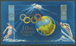 Ungarn 1972 Olympische Spiele Sapporo Und München Block 89 A Postfrisch (C92472) - Blocks & Sheetlets