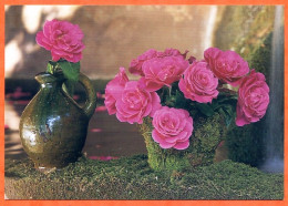 CP Fleurs Roses Rose Carte Vierge TBE - Blumen