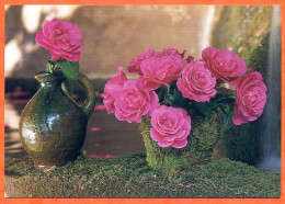 CP Fleurs Roses Rose Carte Vierge TBE - Flowers