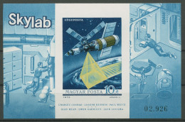 Ungarn 1973 Raumstation Skylab Block 101 B Postfrisch Geschnitten (C18787) - Blocks & Kleinbögen
