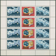 Ungarn 1969 Raumkapseln Sojus 4 Und 5 Kleinbogen 2492/93 A K Postfrisch (C92794) - Blokken & Velletjes