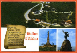 BALLON D'ALSACE Multivues Auberge De Jeunesse Les Clarinnes Les Campanules CIM Carte Vierge TBE - Other & Unclassified