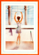 Illustrateur Danseuse 3 Ballerine Danse Carte Vierge TBE - Contemporain (à Partir De 1950)