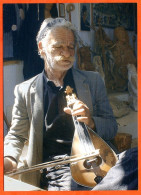 Crete Vieux Metiers Musique Joueur De Lyra Carte Vierge TBE  Ste6789 - Artisanat