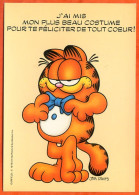 Chat Garfield Illustrateur Jim Davis 1978 J'ai Mis Mon Plus Beau Costume Theme Chats - Katzen