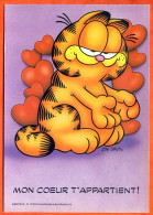 Chat Garfield Illustrateur Jim Davis 1978 Mon Coeur T'appartient Theme Chats - Katzen