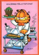 Chat Garfield Illustrateur Jim Davis 1978 Sincères Félicitations Chef Cuisine Theme Chats - Katzen
