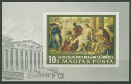 Ungarn 1968 Gemälde Italien. Meister Block 67 B Postfrisch Geschnitten (C92440) - Blocchi & Foglietti