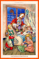 CP SAINT NICOLAS Illustrateur Enfants St Nicolas Patron Des Lorrains 7 Carte Vierge TBE - San Nicolás