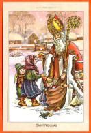 CP SAINT NICOLAS  Illustrateur Enfants St Nicolas Patron Des Lorrains Carte Vierge TBE - Sinterklaas