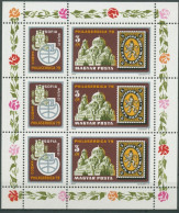 Ungarn 1979 PHILASERDICA Bulgarien MiNr.1 Kleinbg. 3342 A K Postfrisch (C92836) - Blocks & Sheetlets