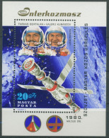 Ungarn 1980 Weltraumflug UDSSR Und Ungarn Block 143 A Postfrisch (C92564) - Blocks & Sheetlets