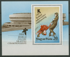 Ungarn 1988 Eiskunstlauf-WM Budapest Block 195 A Postfrisch (C92654) - Blocks & Sheetlets