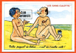 HUMOUR Naturisme Les Sans Culotte 3 Votre Paquet De Tabac Lyna Carte Vierge TBE - Humour