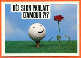 Humour Balle De Golf Si On Parlait D'amour ?!? Carte Vierge TBE - Golf