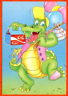 CP Humour Crocodile Animal Illustrateur  Carte Vierge TBE - Autres & Non Classés