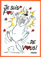 CP Humour Chat  Frapar Illustrateur Je Suis Fou De Vous ! Combier  Carte Vierge TBE - Cats