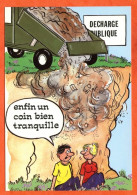 HUMOUR Campagne Enfin Un Coin Tranquille Lyna  Carte Vierge TBE - Humour