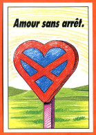 Humour Illustrateur Panneau Routier De L'amour Amour Sans Arret - Humour