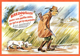 HUMOUR  Chasse Bredouilles Pattes Sales  Chien  Chasseur   Dessin Allouin CIM By Spadem Carte Vierge TBE - Humour