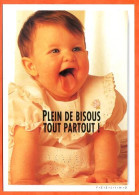 CP Enfants Enfant Bébé Pleins De Bisous Combier Carte Vierge TBE - Portraits