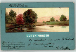 39434341 - Guten Morgen Landschaft Spruch  E.B. Und C.i.B. Nr.9145 - Other & Unclassified