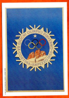 CP Jeux Olympiques Hiver 1956 CORTINA D' AMPEZZO Italie Carte Vierge TBE - Sport Invernali
